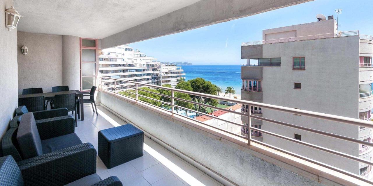 Nuevo Mexico Playa Vistas Al Mar 3 Habitaciones Piscina Y Garaje Calp Dış mekan fotoğraf