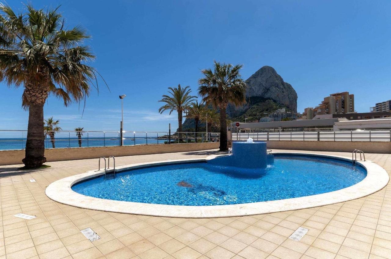 Nuevo Mexico Playa Vistas Al Mar 3 Habitaciones Piscina Y Garaje Calp Dış mekan fotoğraf
